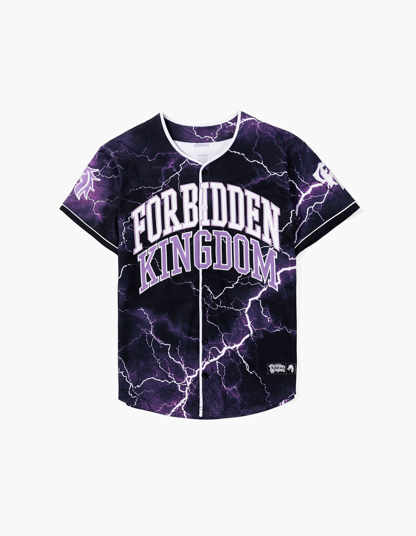Forbidden Kingdom Electric Storm Baseball Jersey – Insomniac Shop