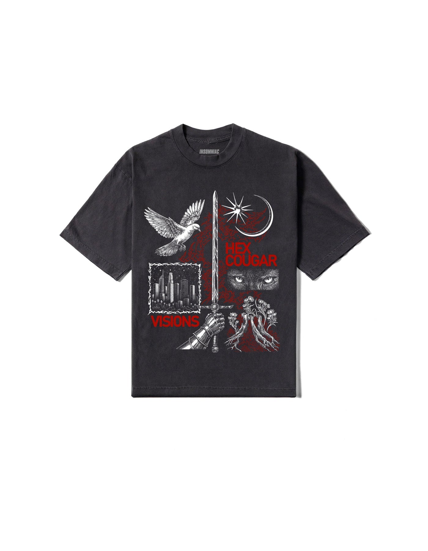 Hex Cougar "Visions" EP Tee