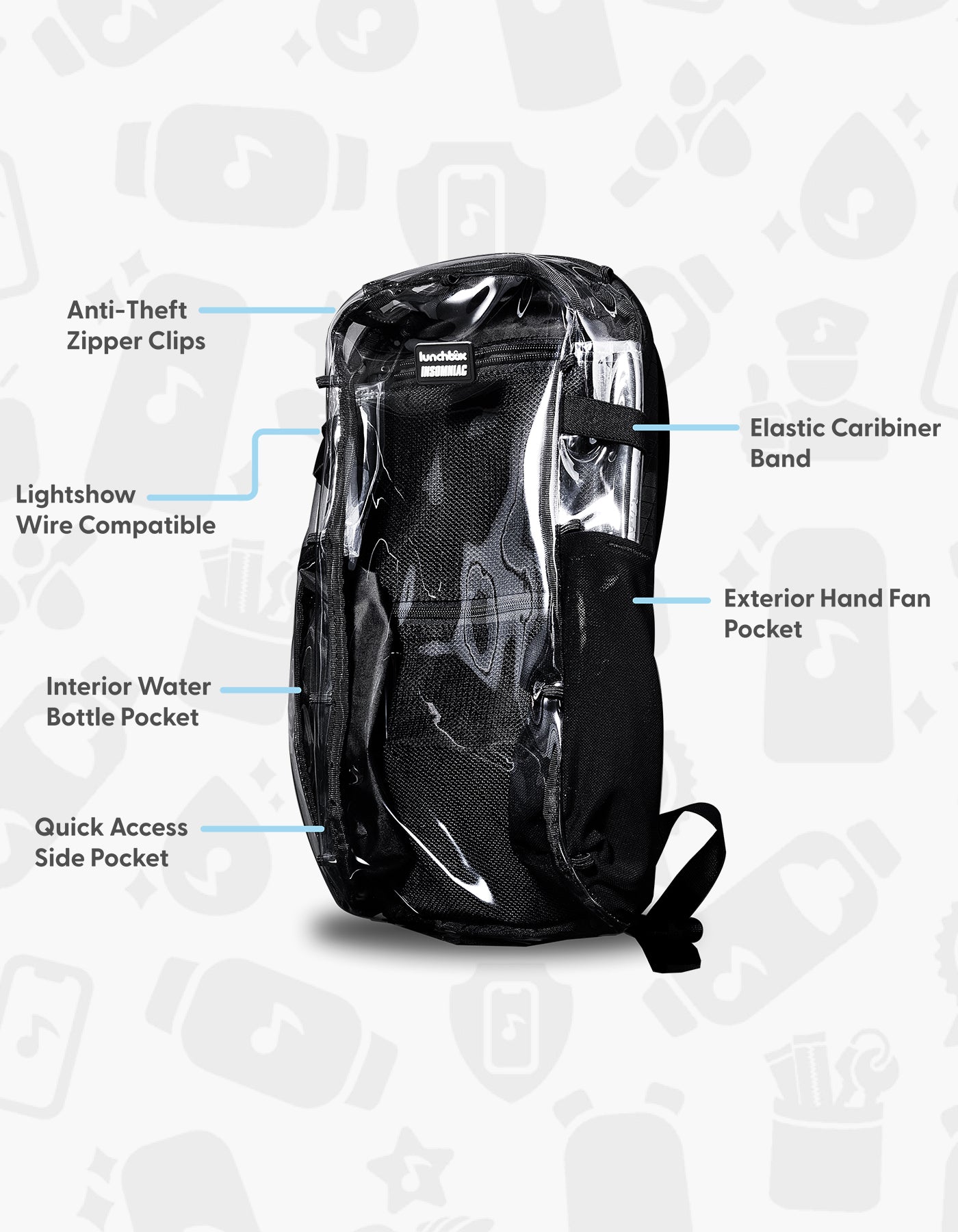 Clear Lite Pack Insomniac x Lunchbox1