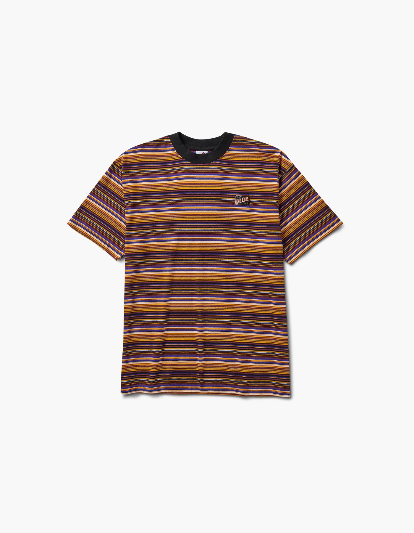 PLUR Stripe S/S Knit Top