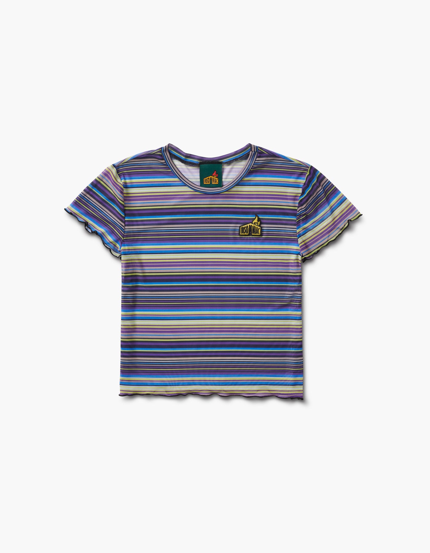 Stripe Mesh Tee