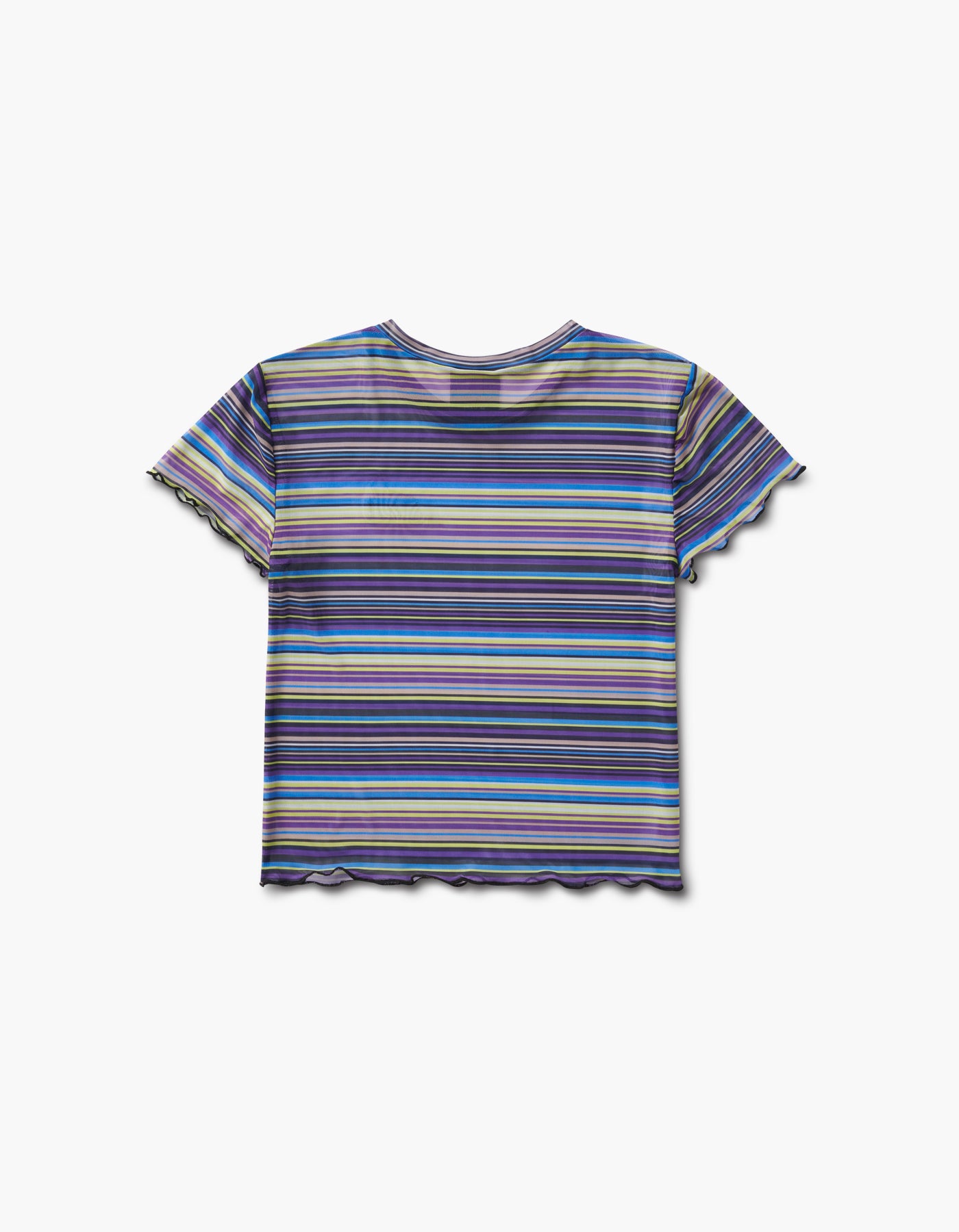 Stripe Mesh Tee