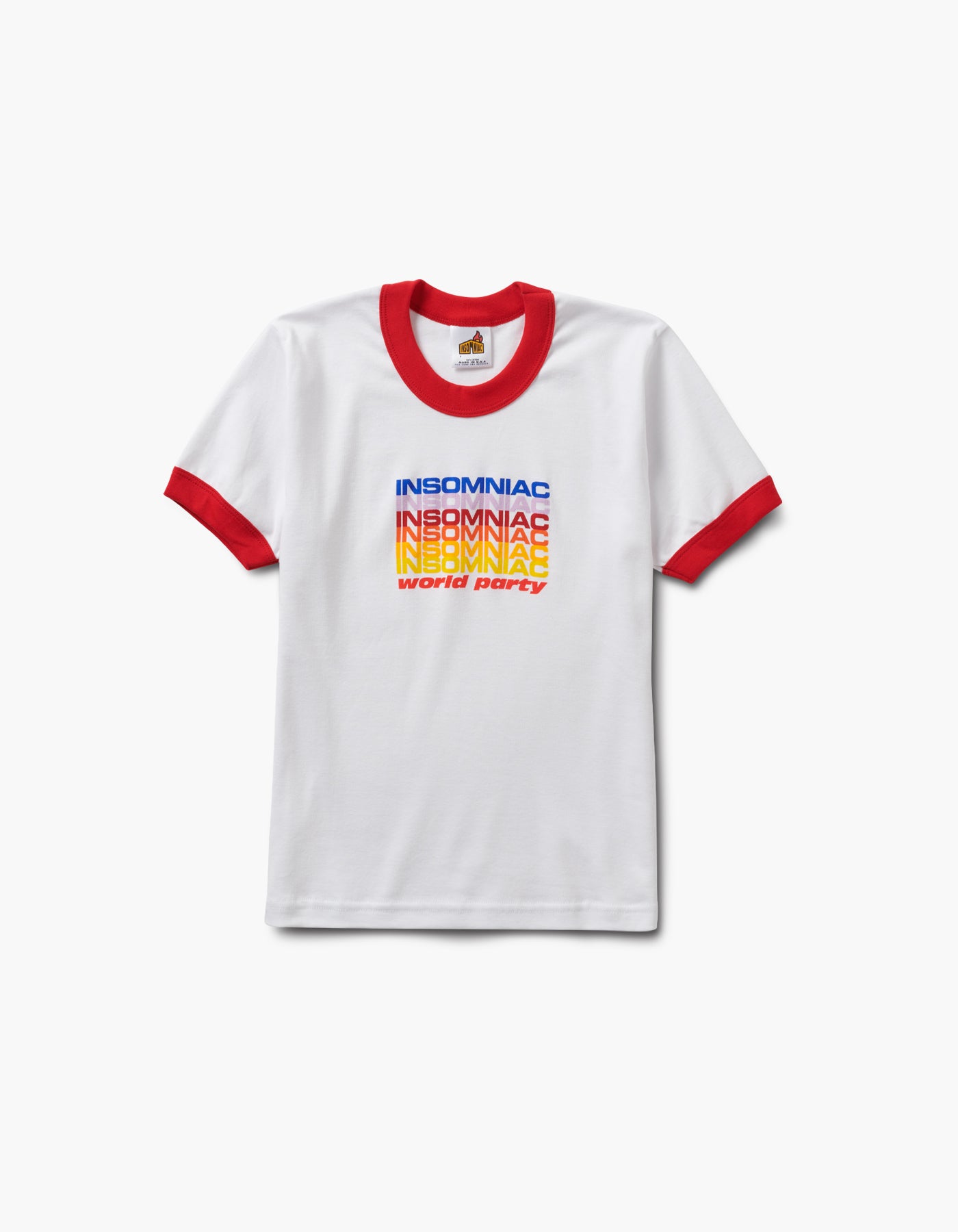 W World Party Ringer S/S Tee