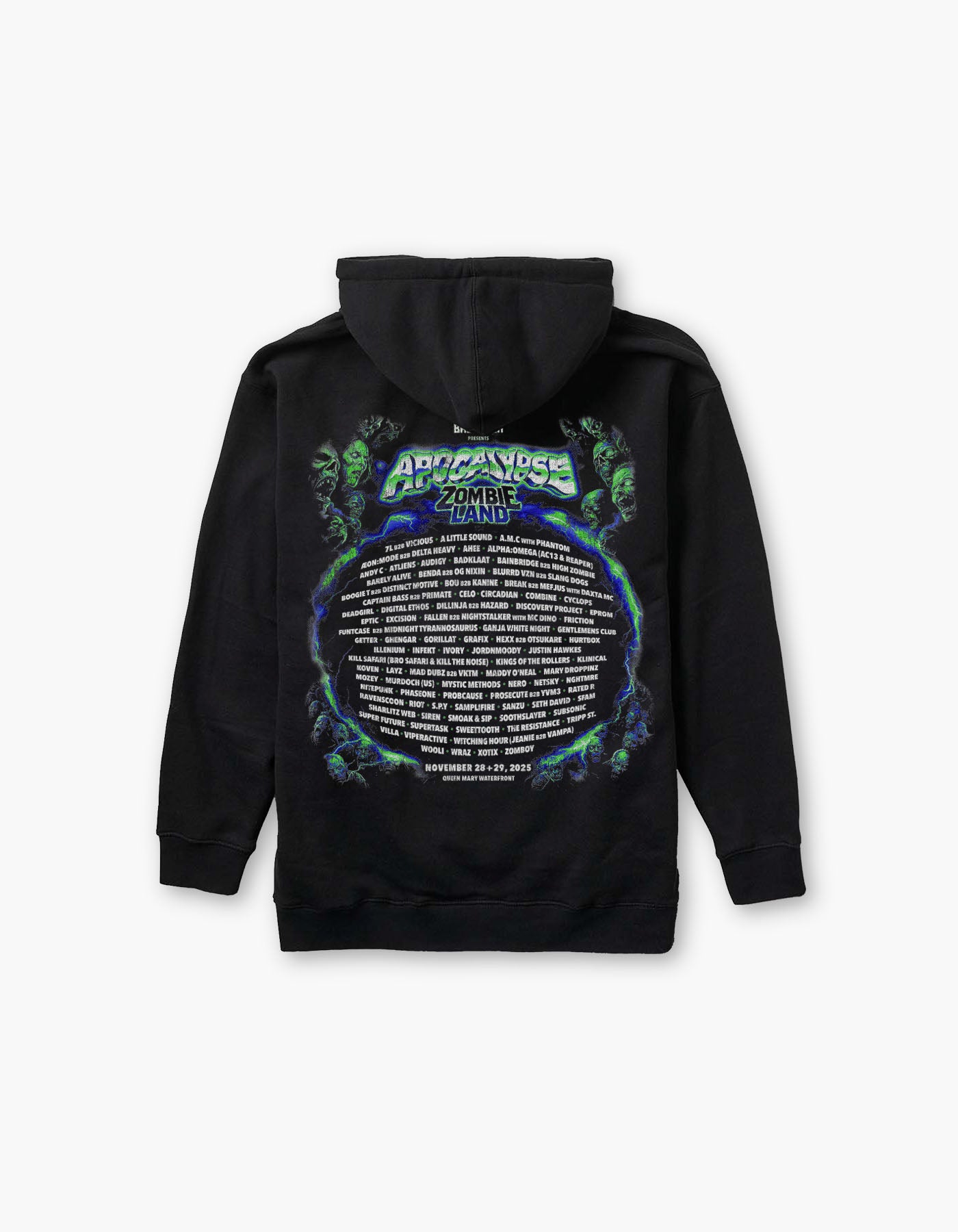 Apocalypse 2025 Lineup Hoodie