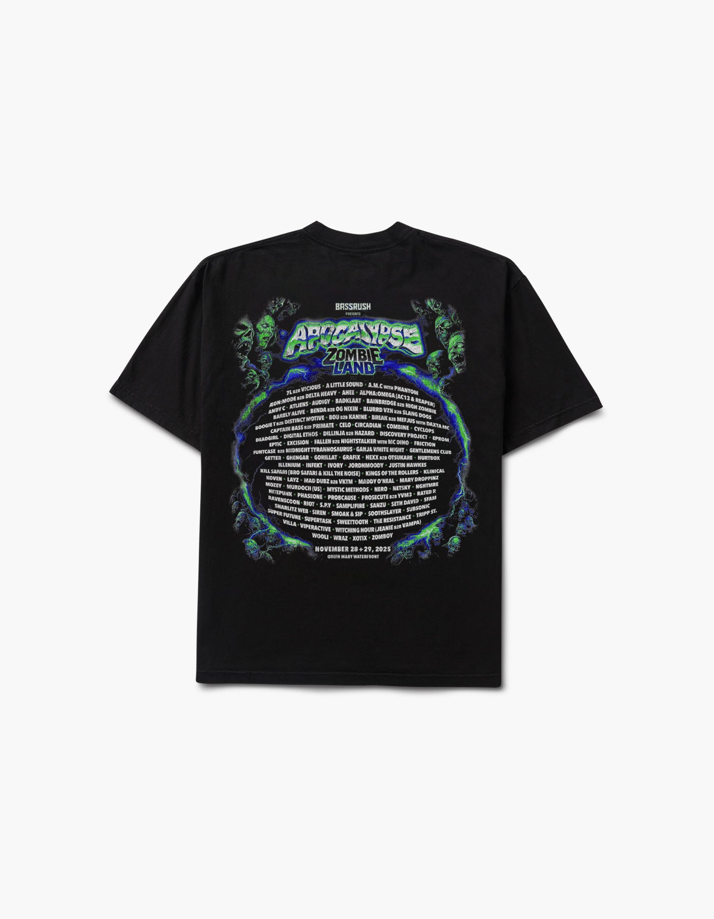 Apocalypse 2025 Lineup Short Sleeve Tee – Insomniac Shop