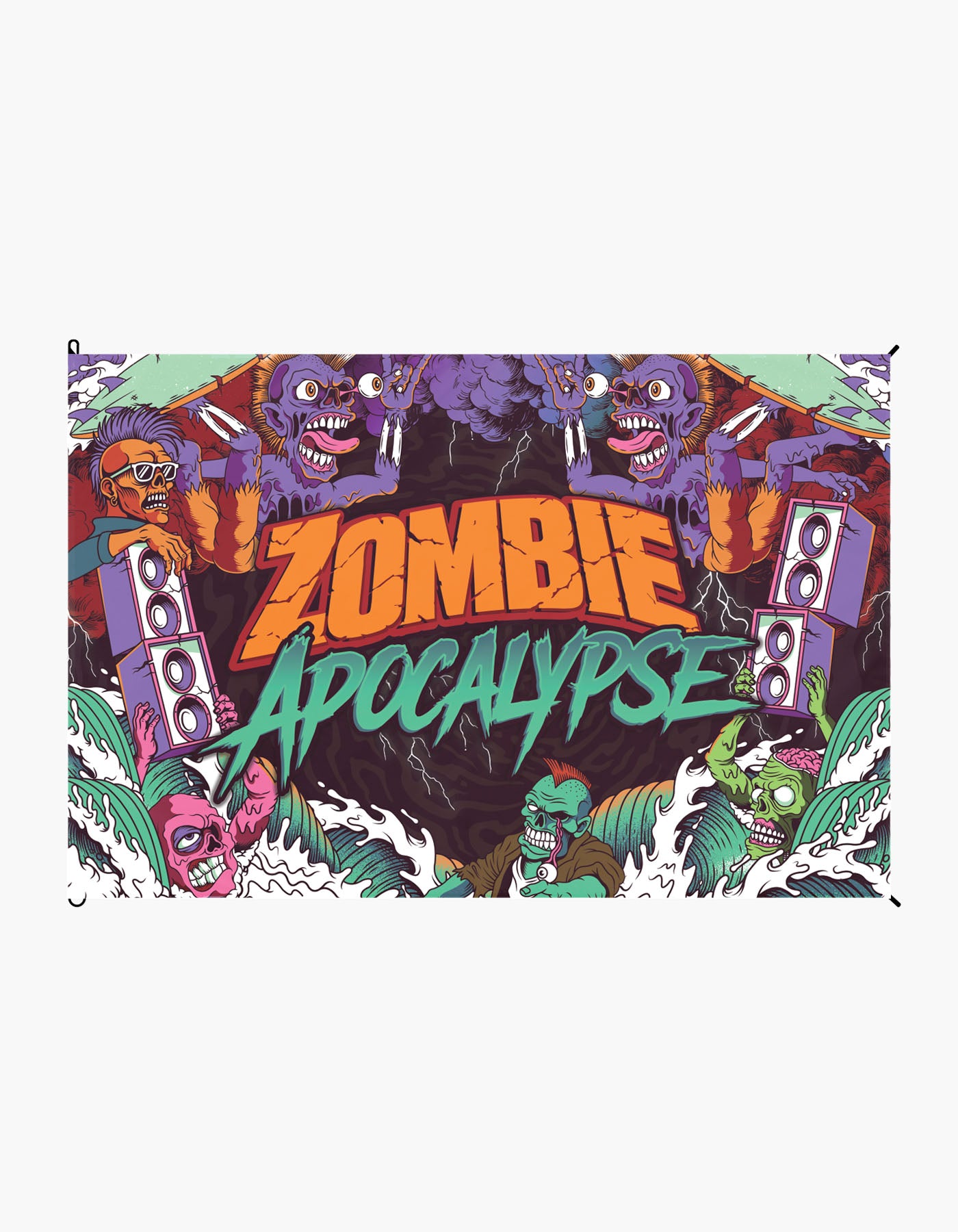 Zombie Apocalypse 2026 Flag