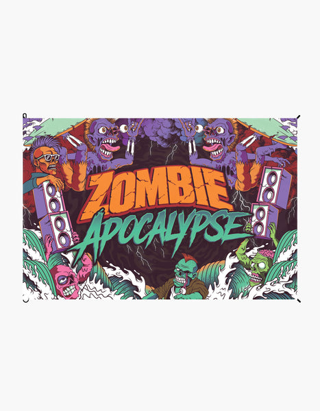 Zombie Apocalypse 2026 Flag – Insomniac Shop