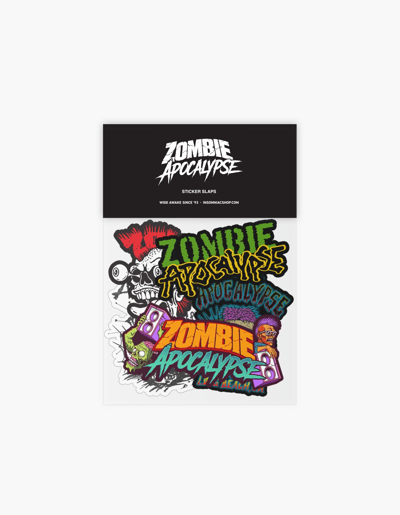 Zombie Apocalypse 2026 Sticker Slap Pack