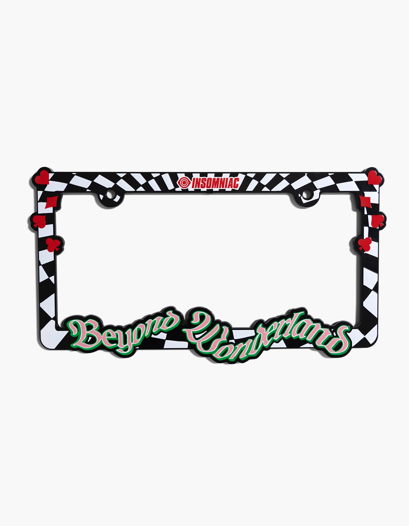 Lock & Key License Plate Frame