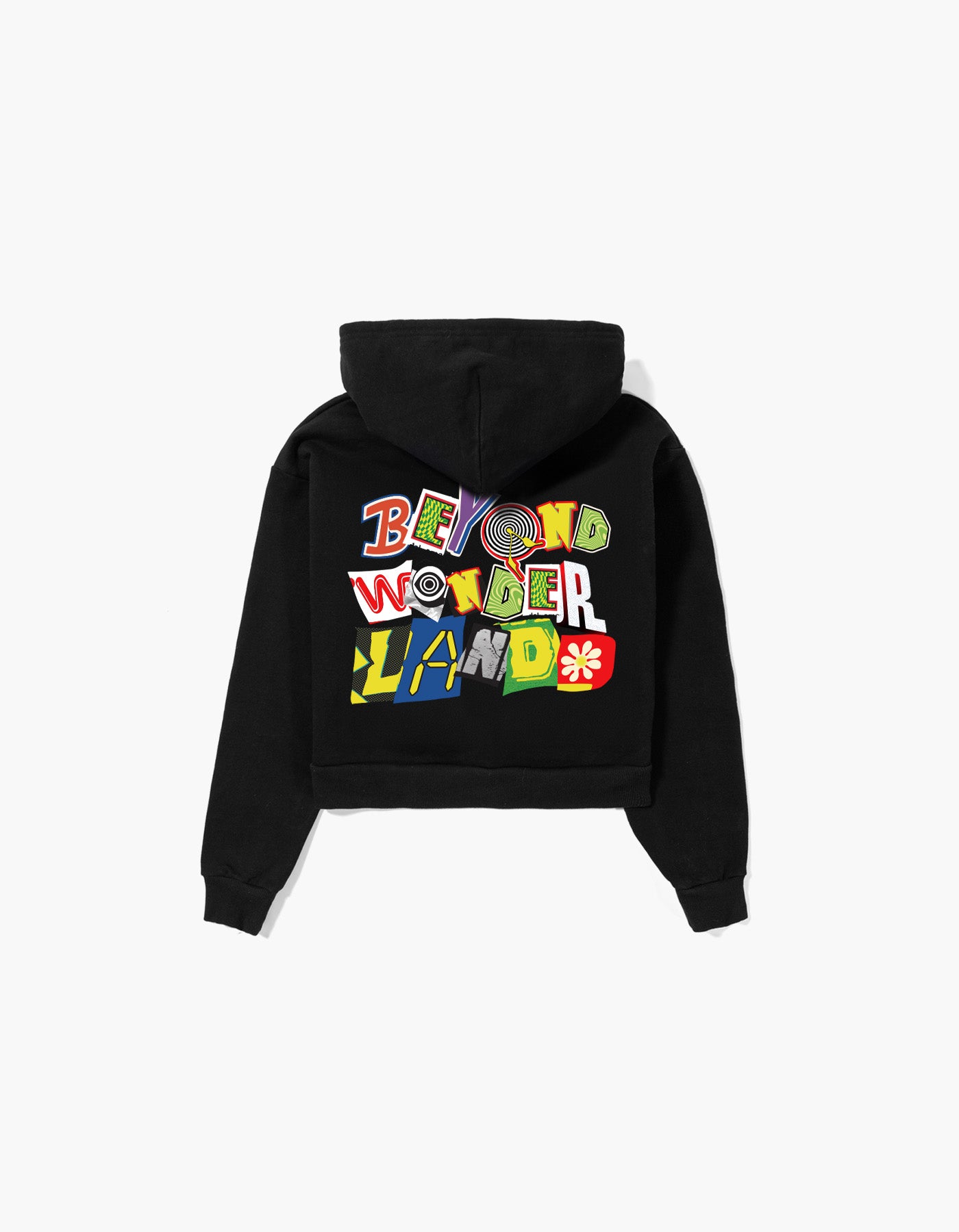 Beyond Cryptic Zip Crop Hoodie