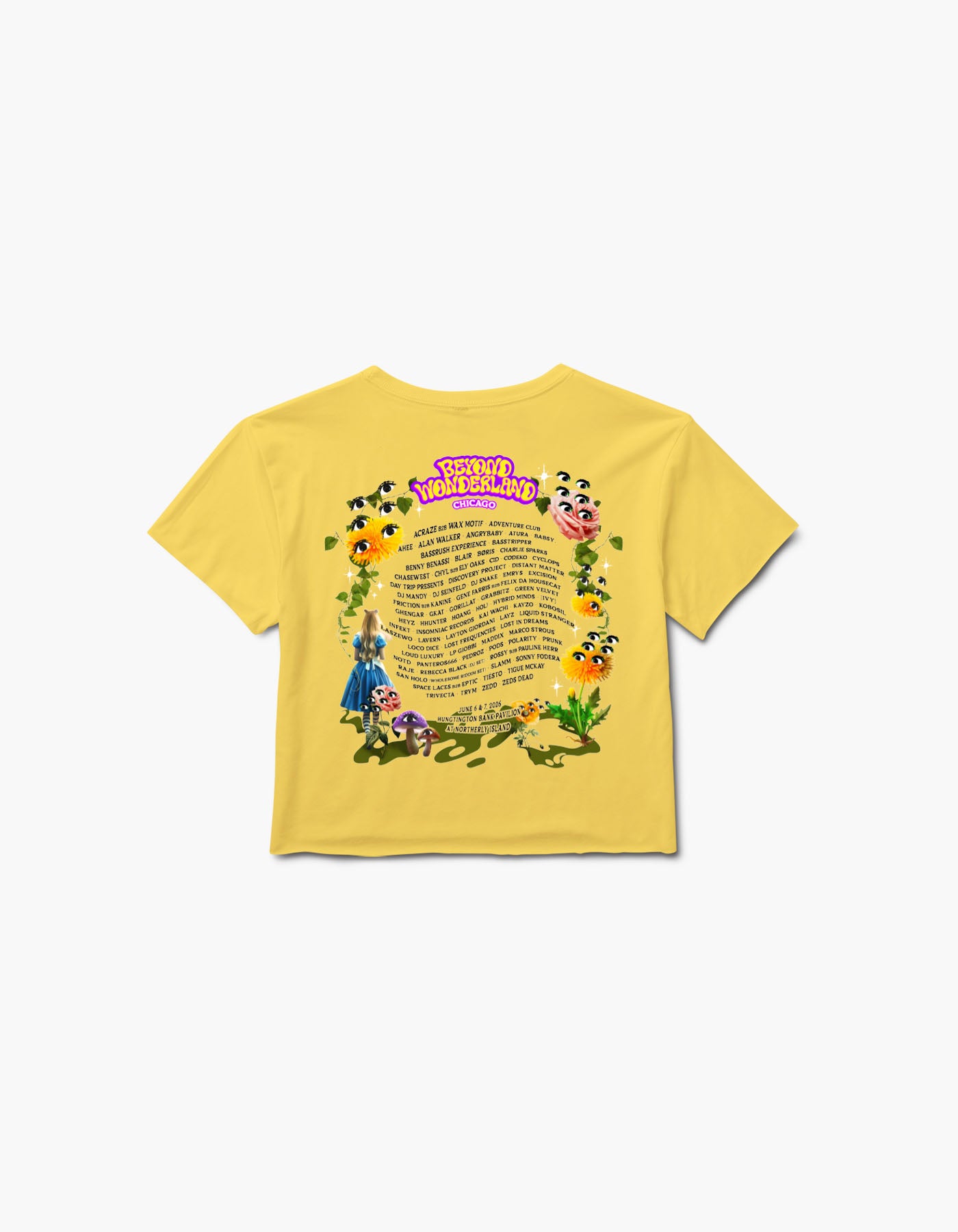 Curious Garden Chicago 2026 Lineup Crop S/S Tee