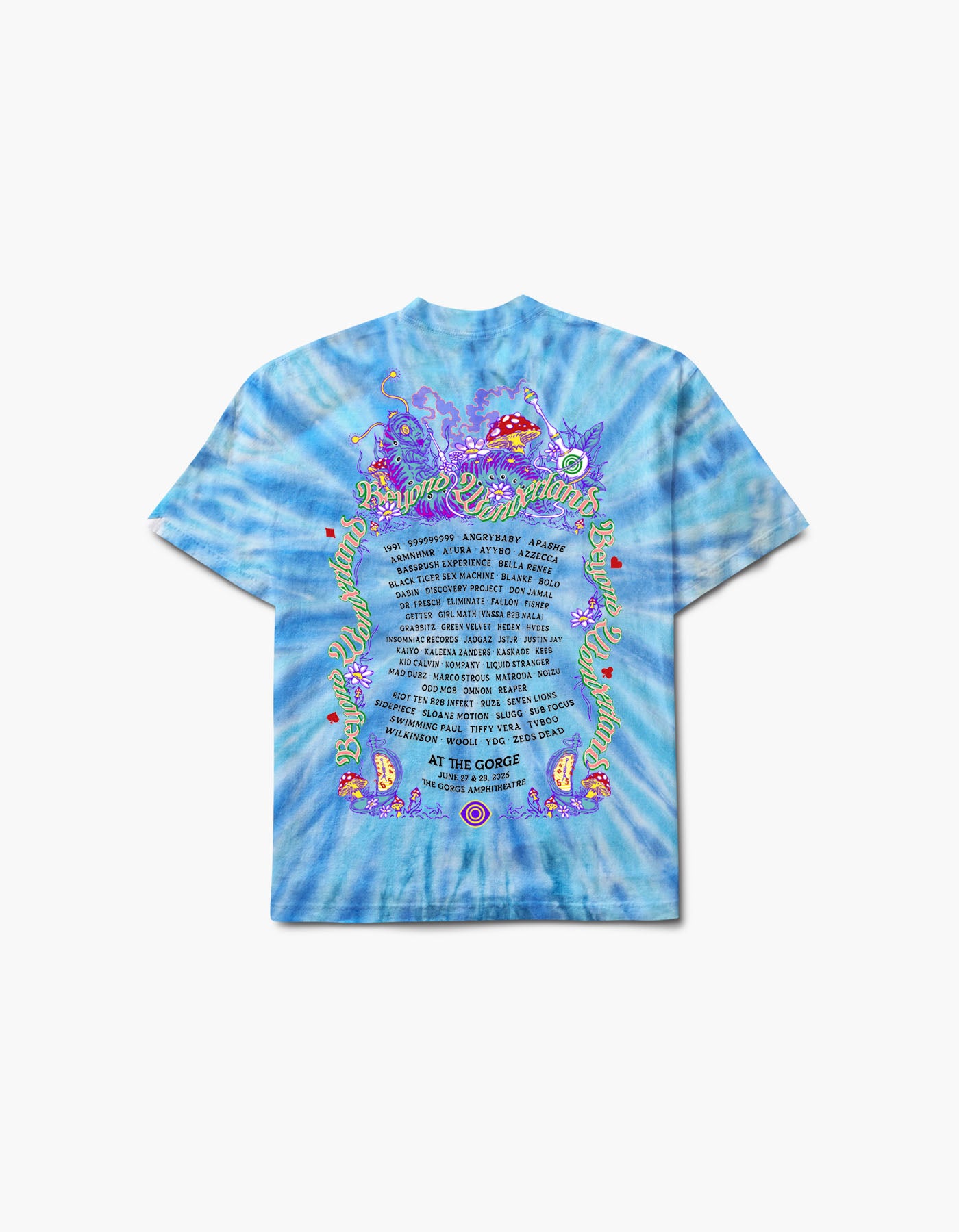 Beyond PNW Entrance Tie Dye 2026 Lineup Short Sleeve