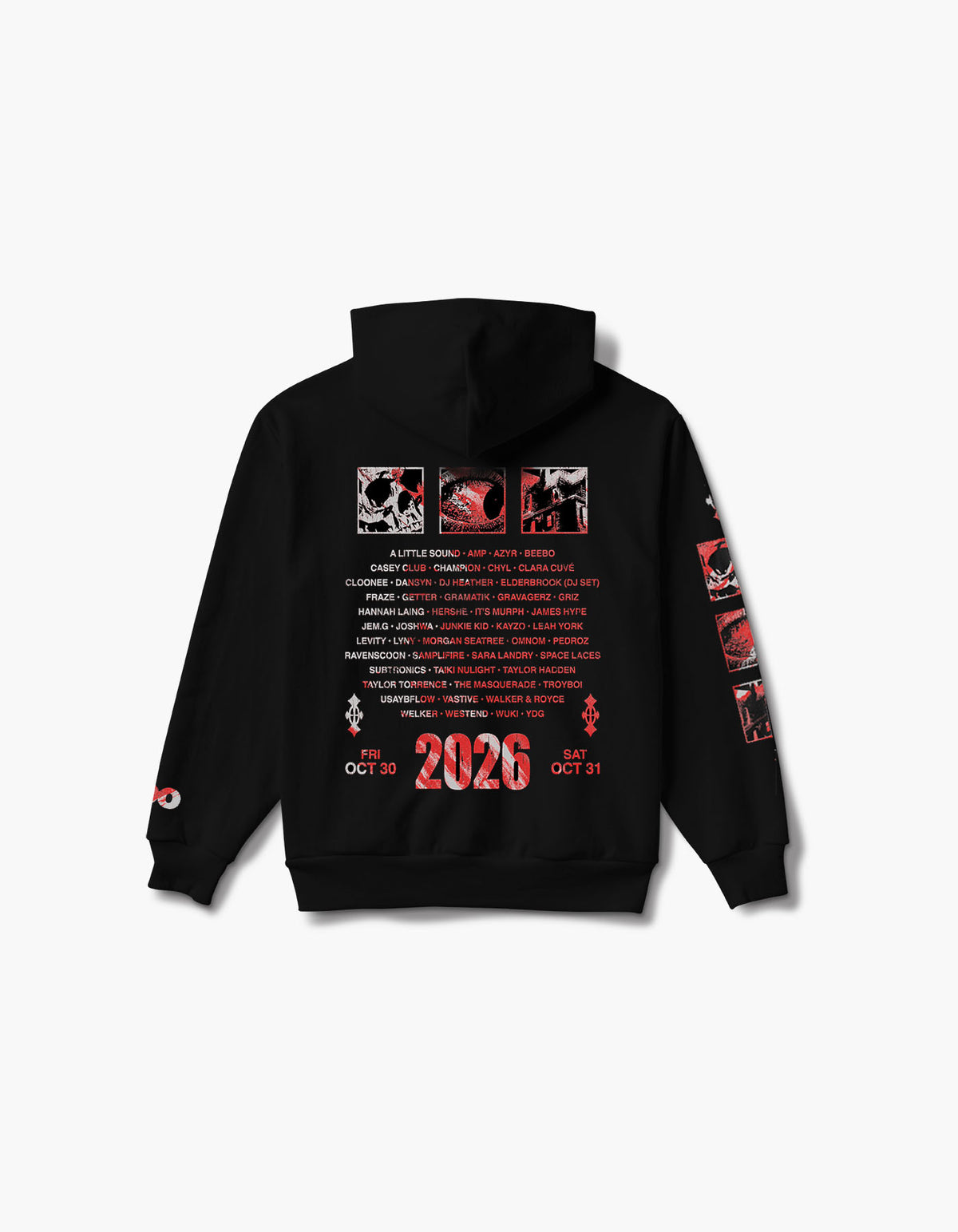 Boo Seattle 2026 Lineup Hoodie