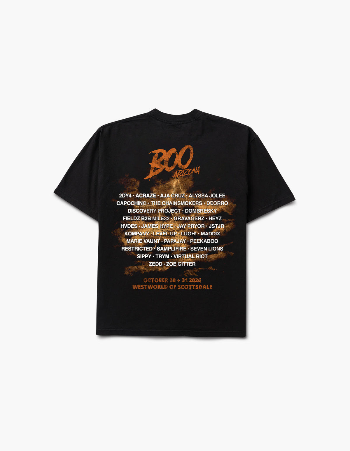 Boo Arizona 2026 Lineup Short Sleeve Tee