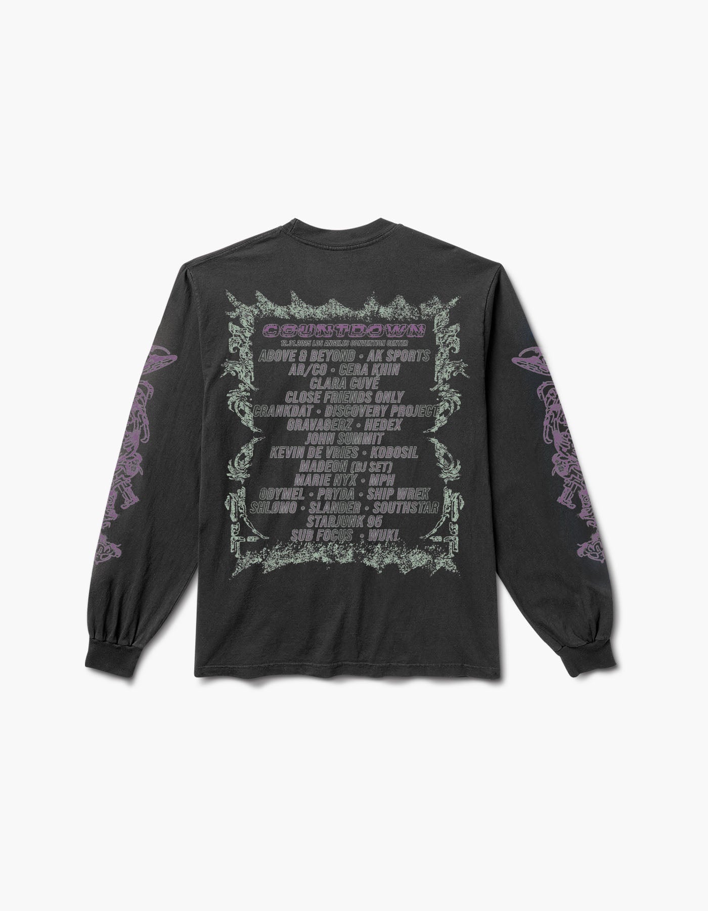 I Come In Peace Lineup L/S Tee