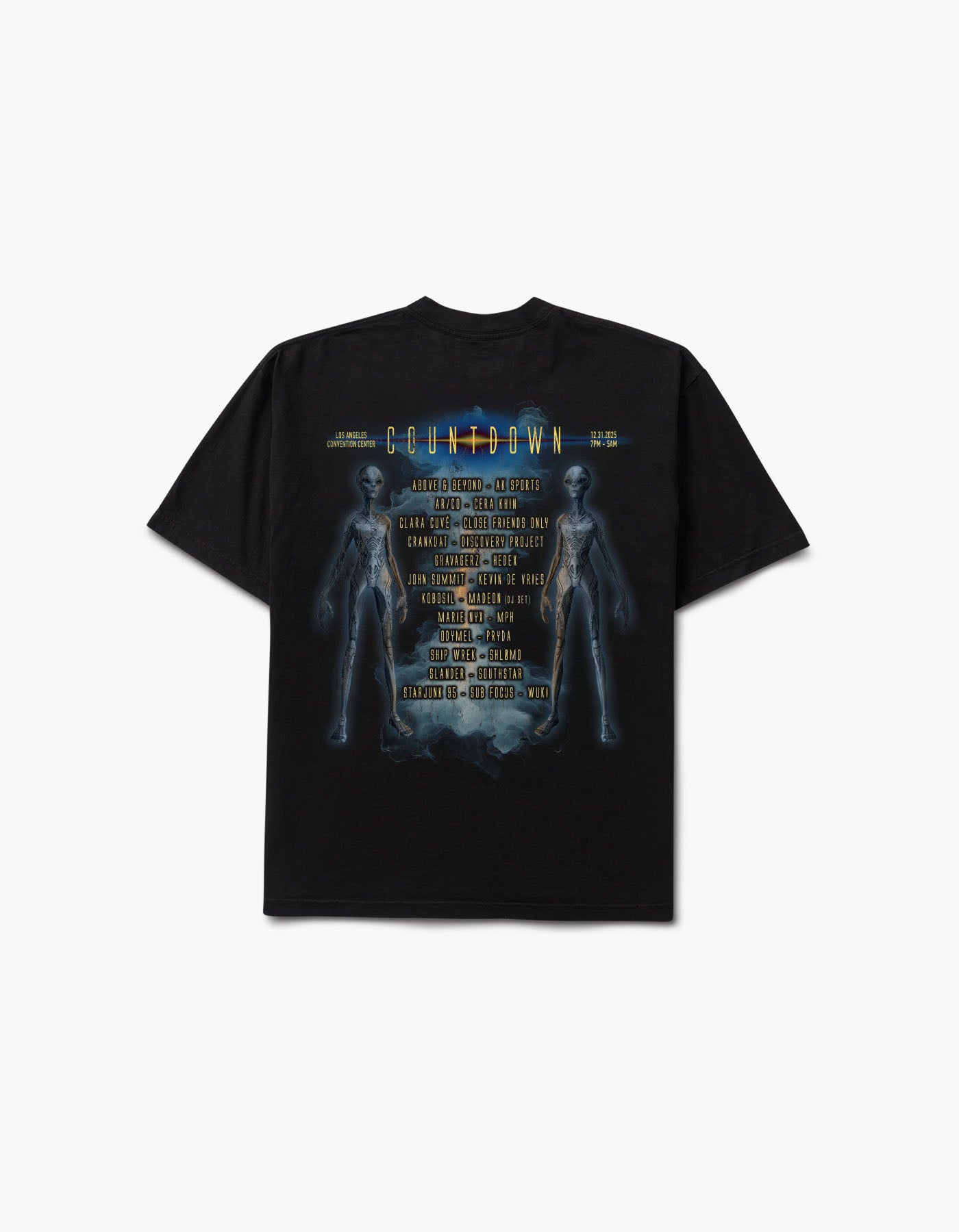 Countdown 2025 Lineup S/S Tee – Insomniac Shop