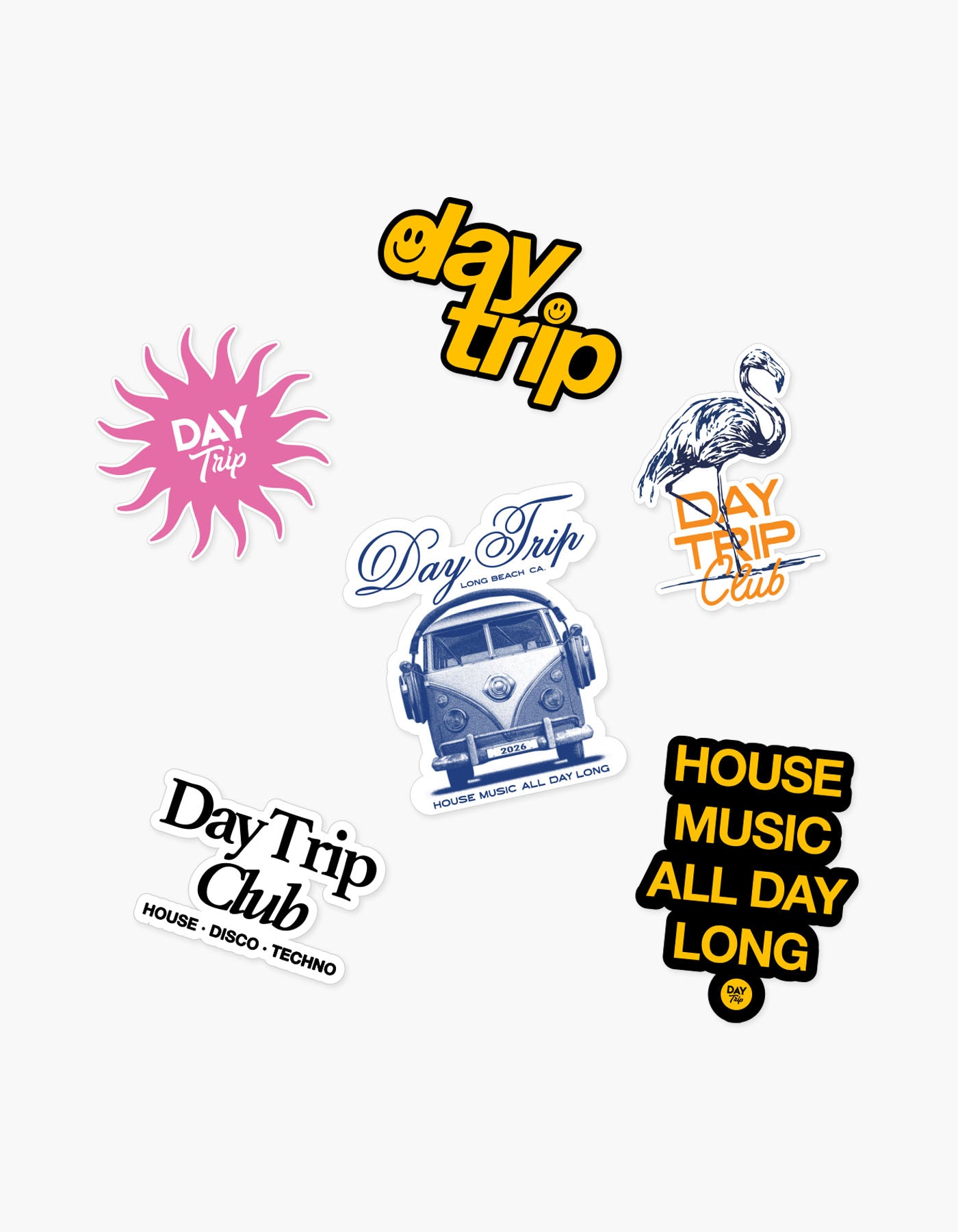 Day Trip 2026 Sticker Slap Pack