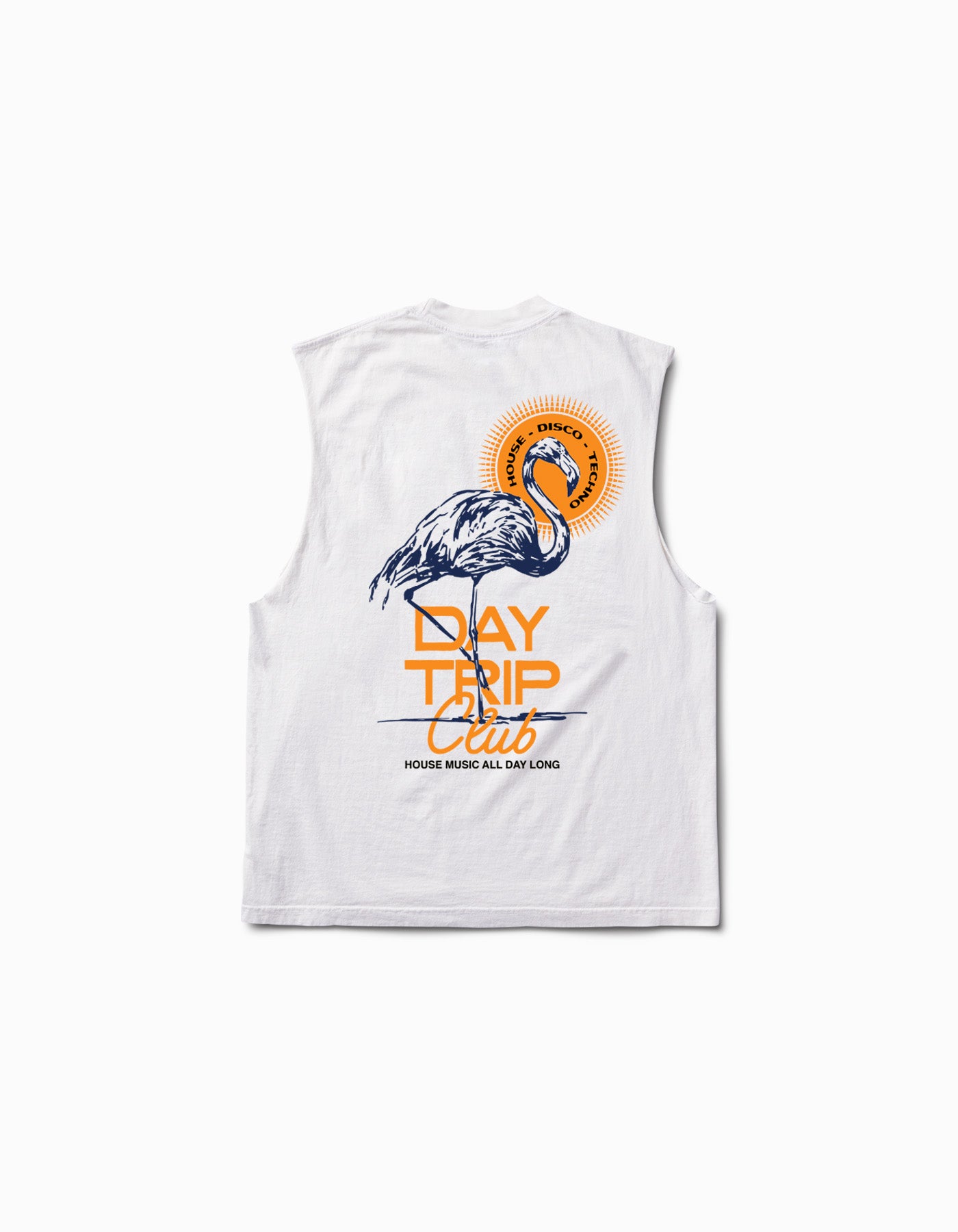 Flamingo Sunset Muscle Tank