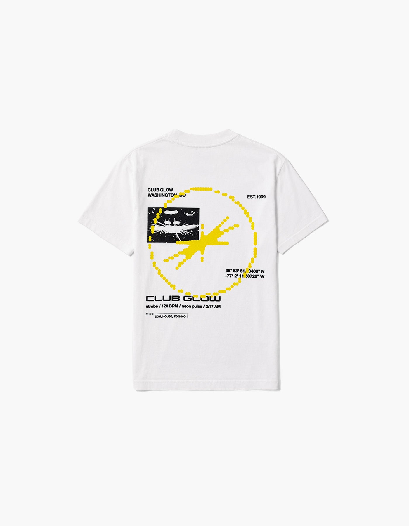 Club Glow Strobe Short Sleeve tee