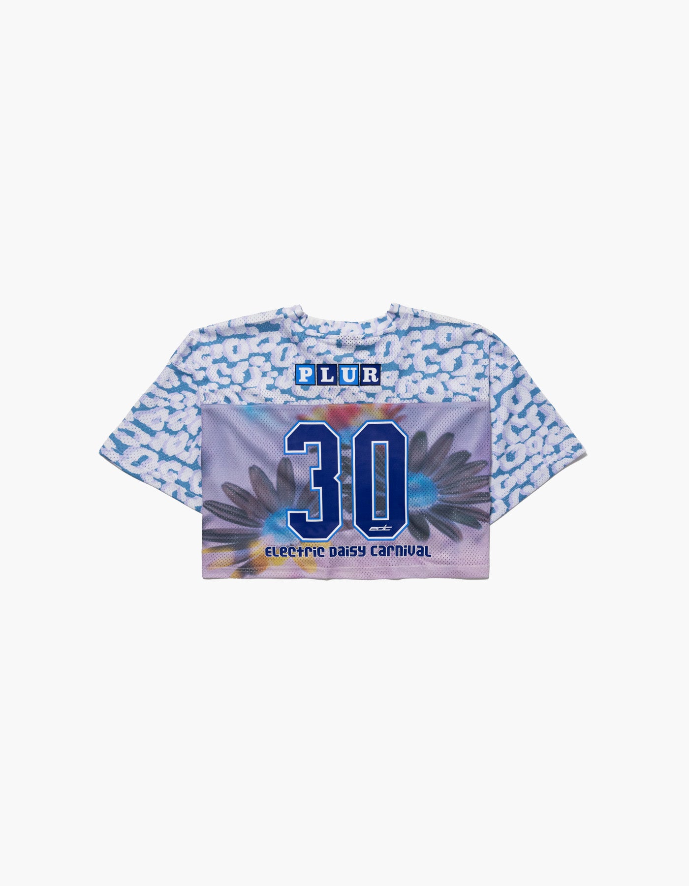 EDC 2026 Daisy Field Mesh Crop Jersey