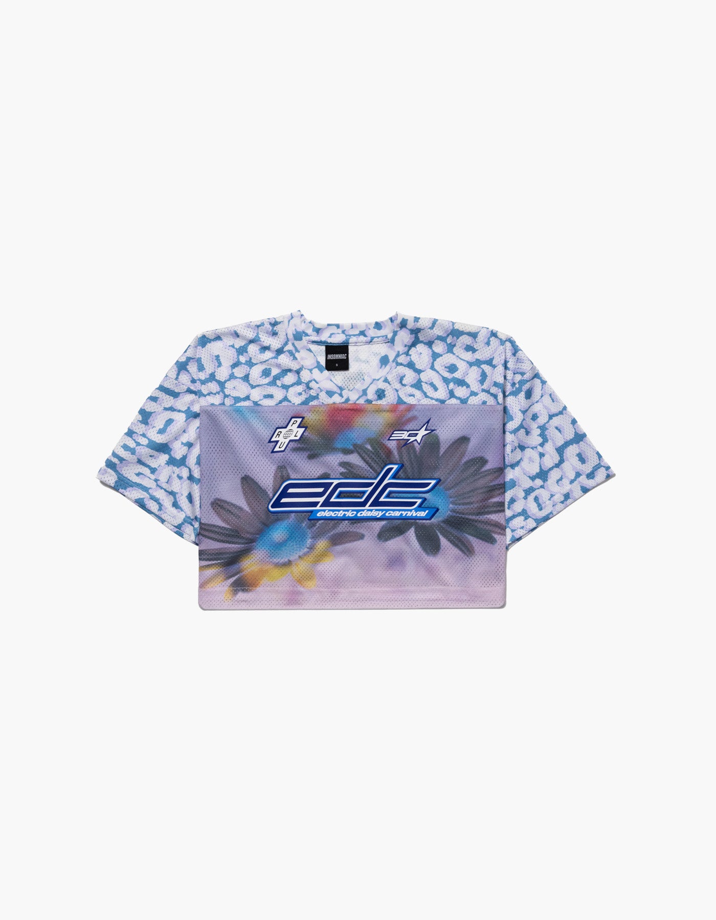EDC 2026 Daisy Field Mesh Crop Jersey