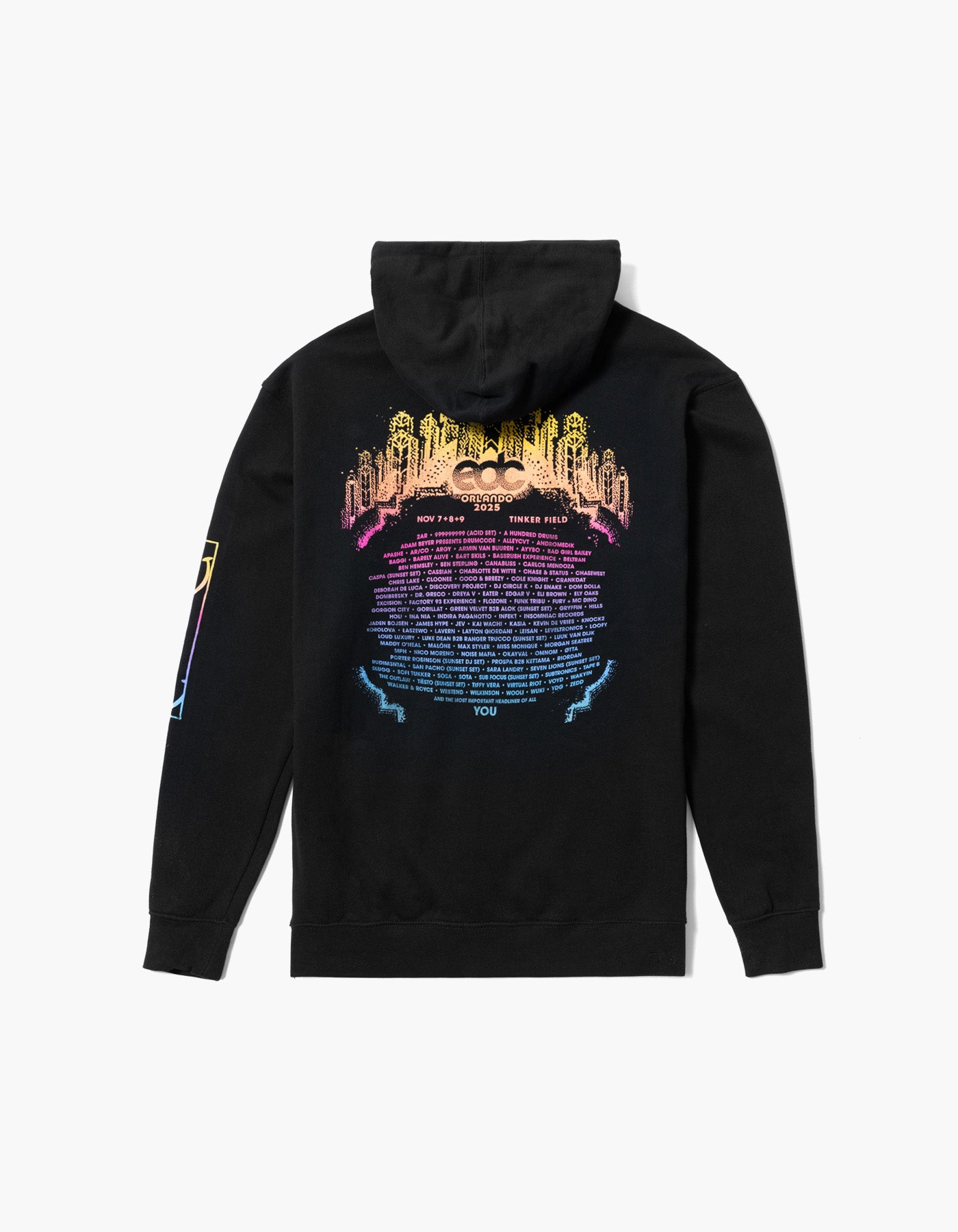 EDC Orlando 2025 Lineup Hoodie
