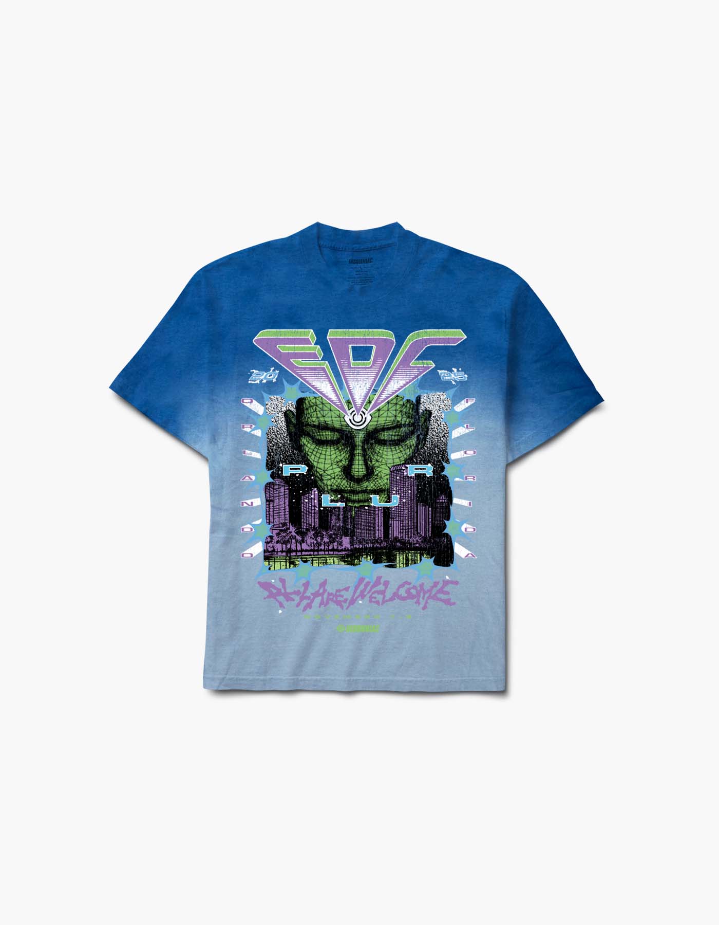 City Gaze Tie Dye Lineup S/S Tee