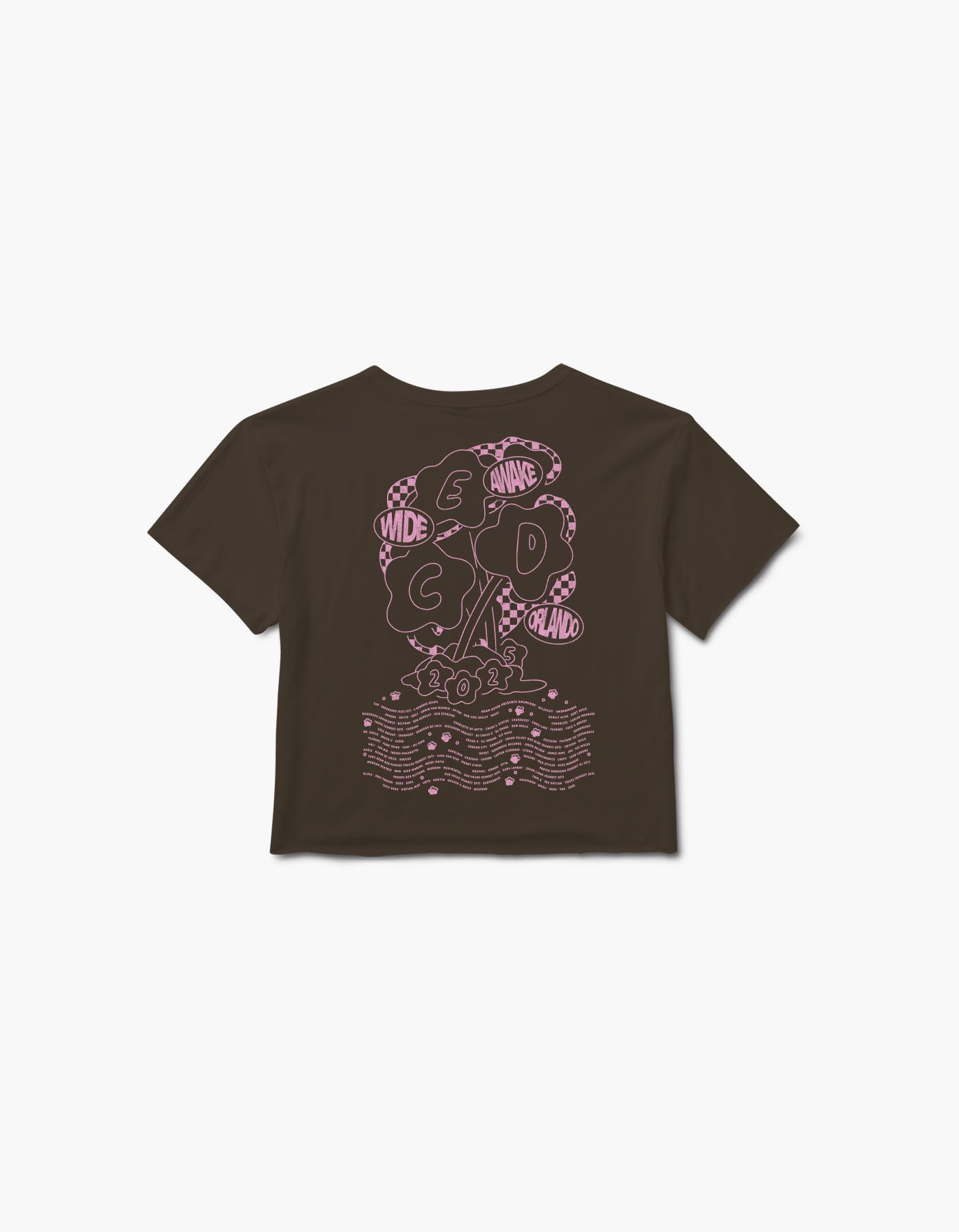 Daisy Check Lineup Crop S/S Tee