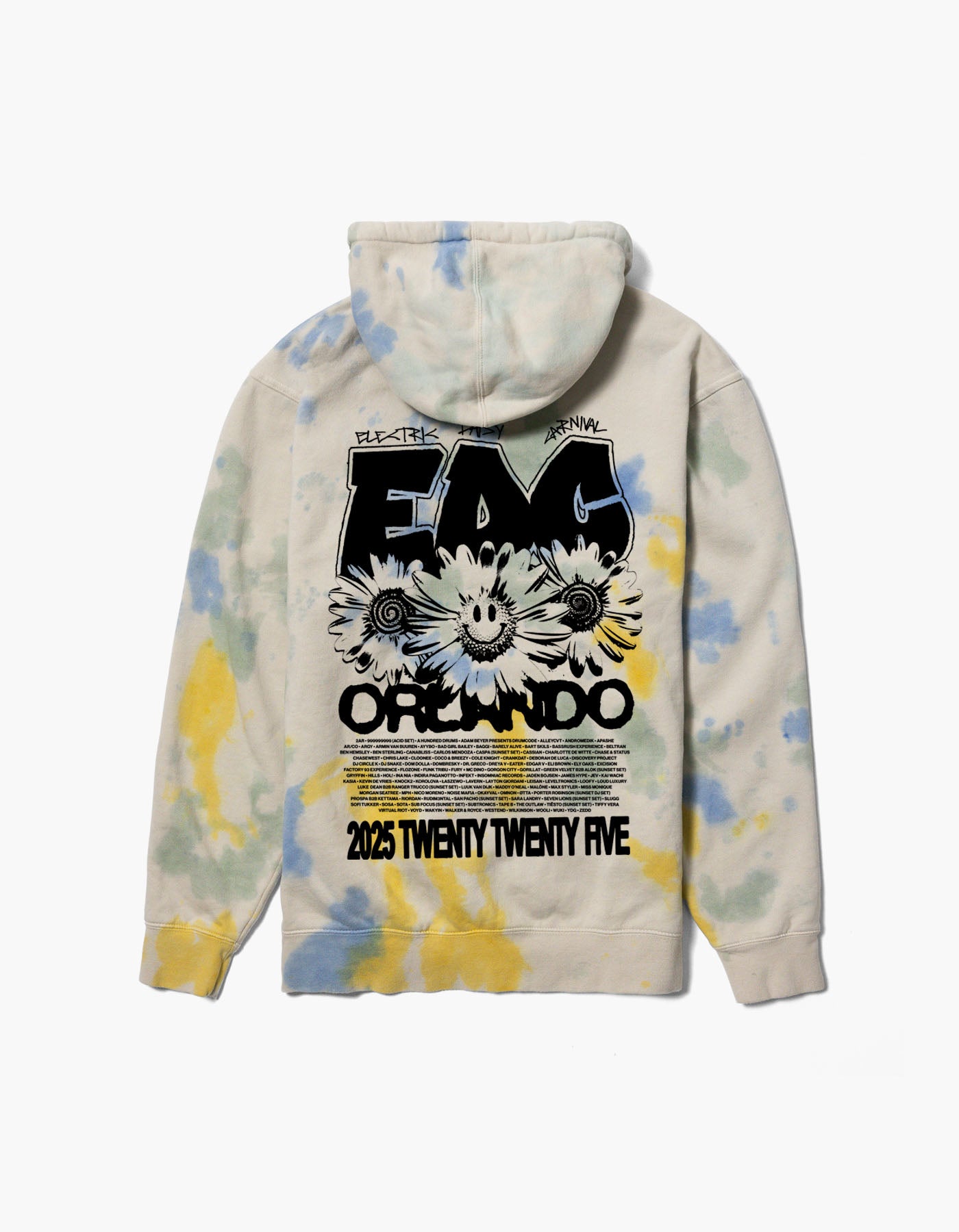 EDC Lost In You Tie Dye Lineup Hoodie