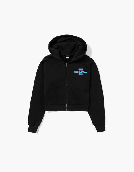 EDC 2026 Daisies Transmission Crop Zip Hoodie – Insomniac Shop