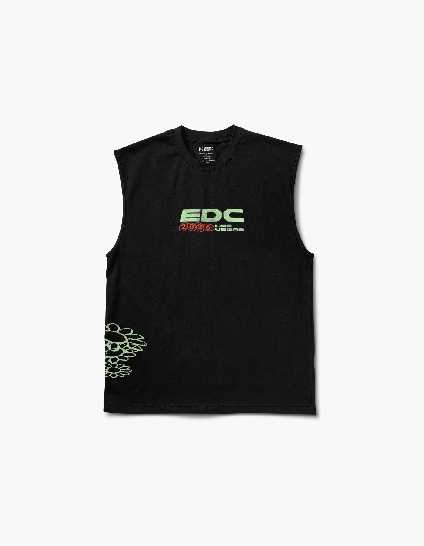 EDC Daisy Flow 2026 Lineup Muscle Tank