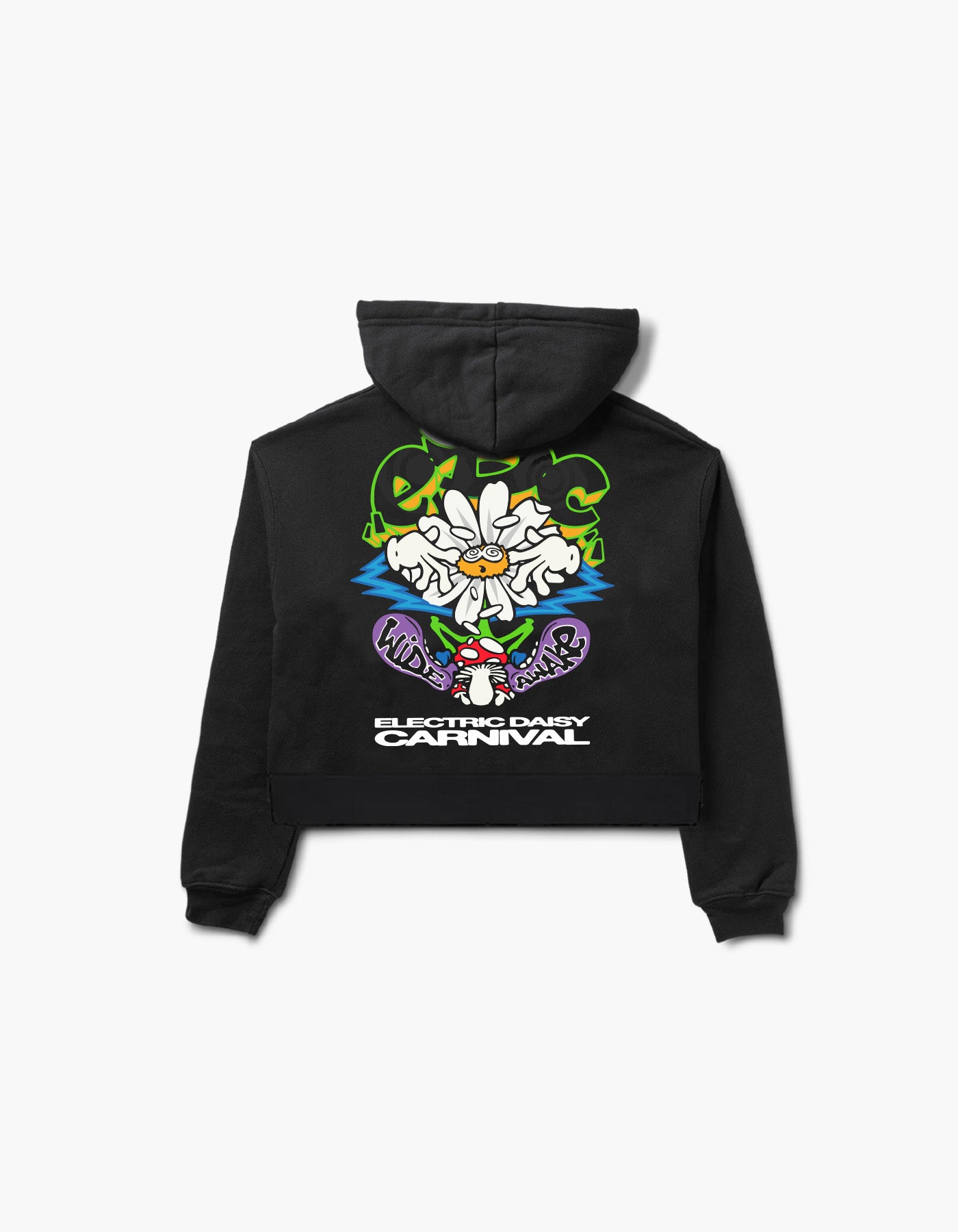 EDC 2026 Twisted Daisy Crop Hoodie – Insomniac Shop