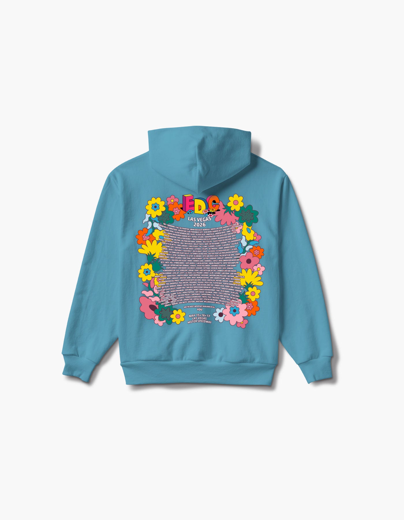 DabsMyla x Insomniac House Rascals EDC 2026 Lineup Hoodie