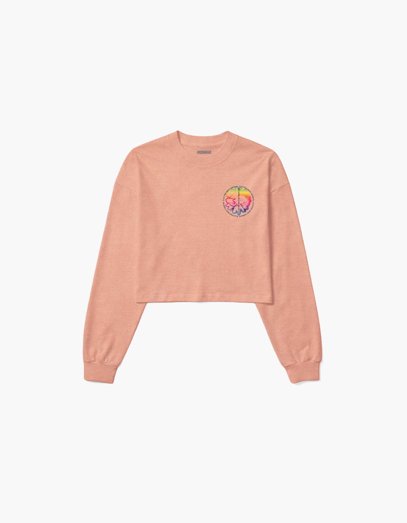 EDC 2026 Peace 30th Year Crop Long Sleeve Tee