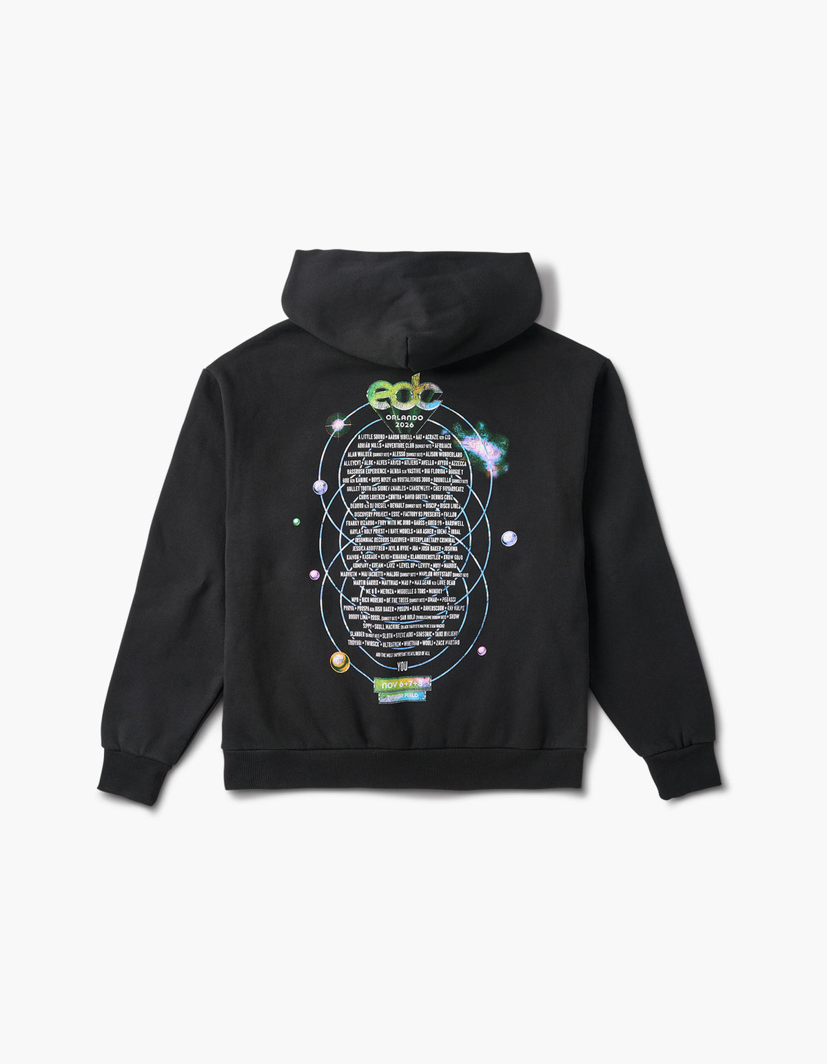 EDC Orlando 2026 Lineup Hoodie