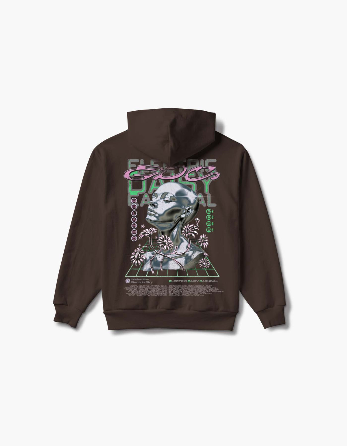 Daisy Frequency 2026 Lineup Hoodie