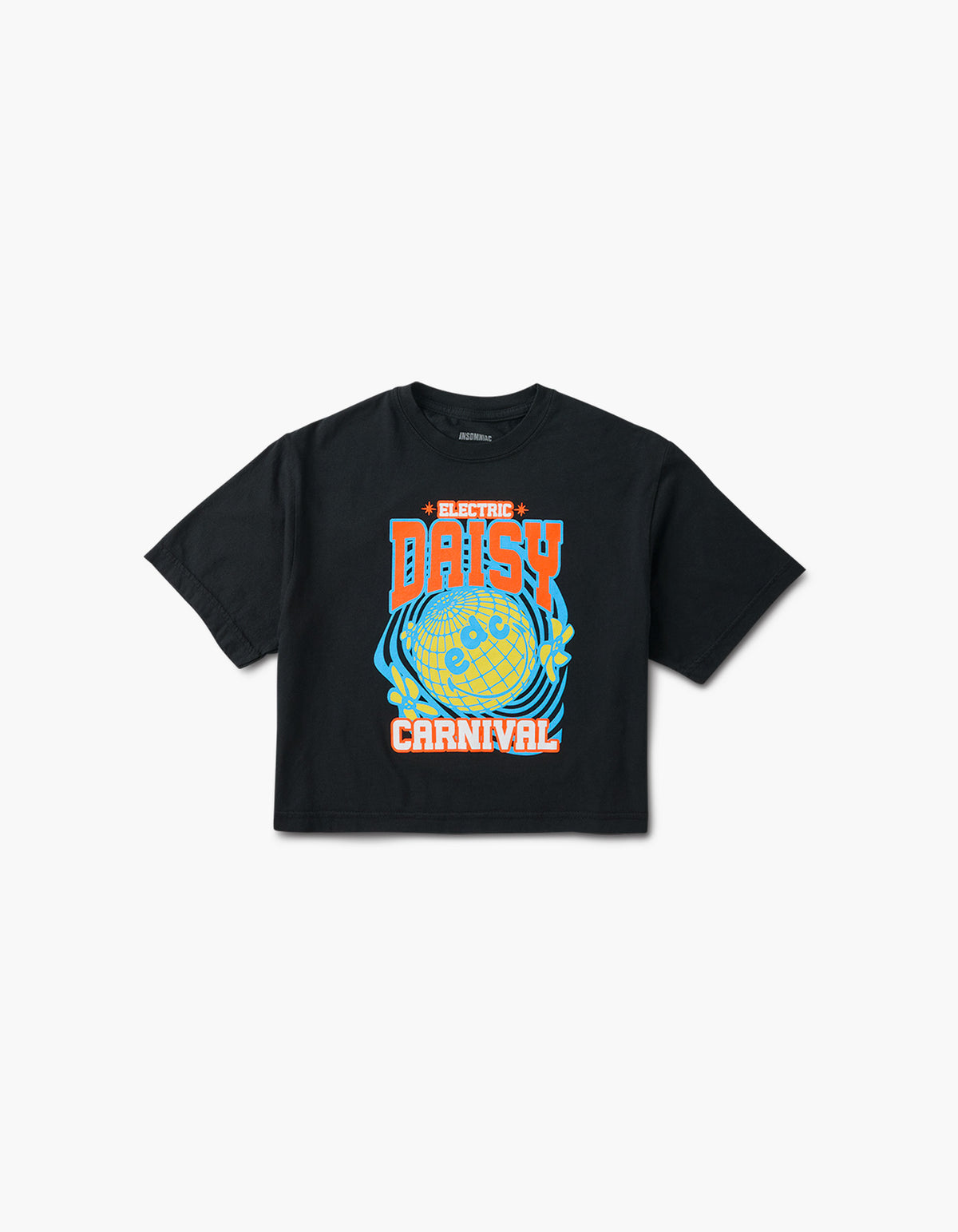 EDC Earth Love 2026 Lineup Crop Short Sleeve Tee