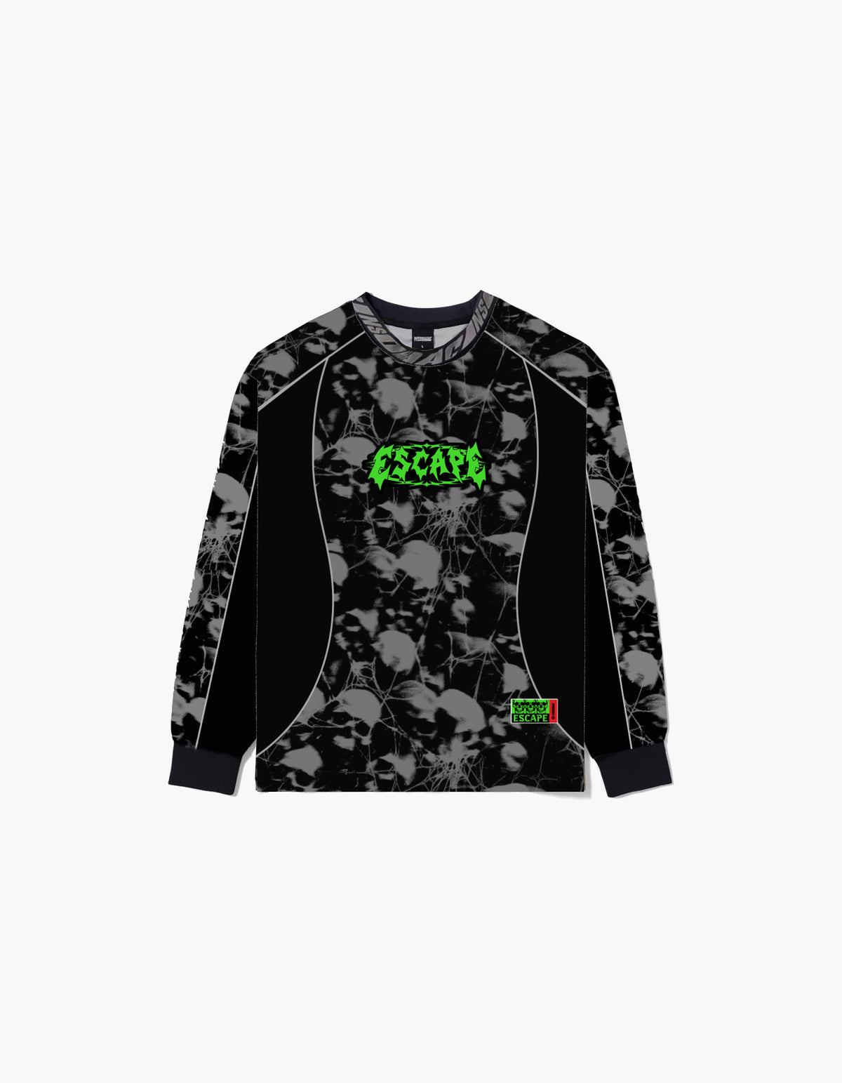 Skull Web Long Sleeve Soccer Jersey