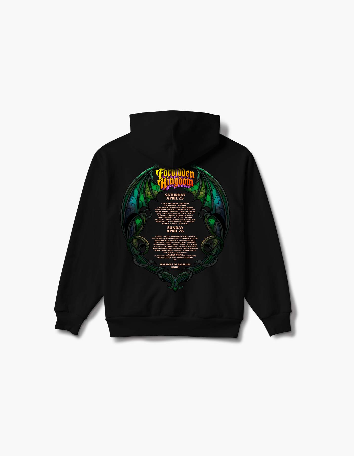 Forbidden Kingdom 2026 Divine Lineup Hoodie