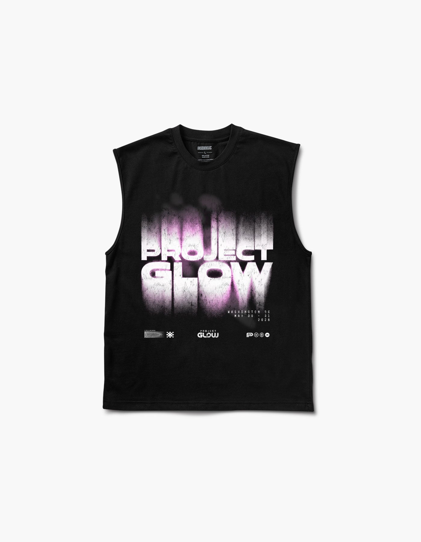 GLOW Defocused 2026 Lineup Muscle Tank