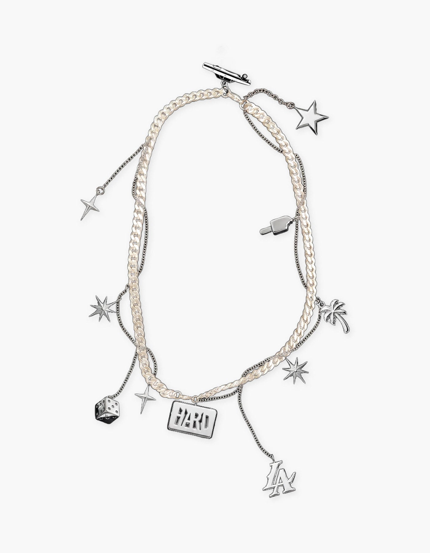 HARD Summer Layered Chain Necklace