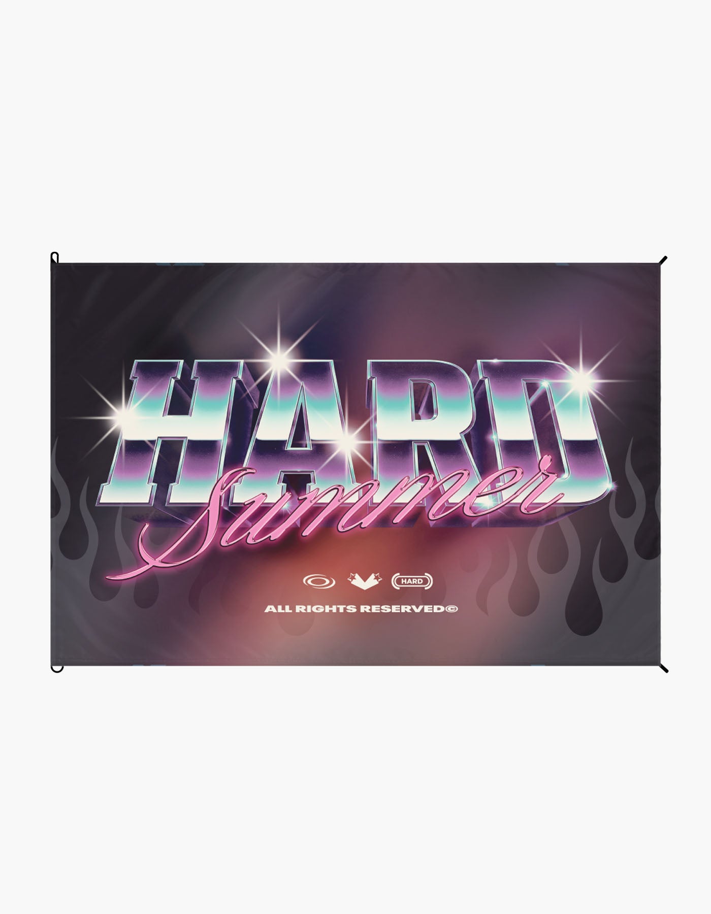 HARD Summer Chrome Flag