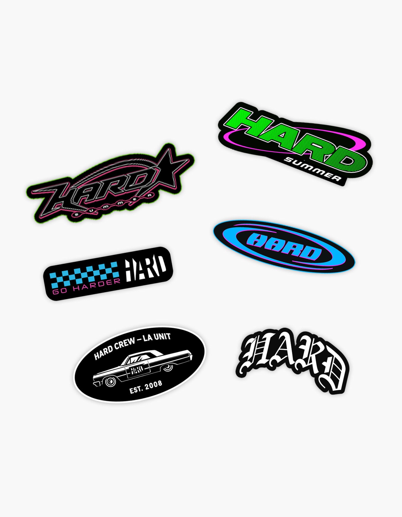HARD Summer 2026 Sticker Slap Pack