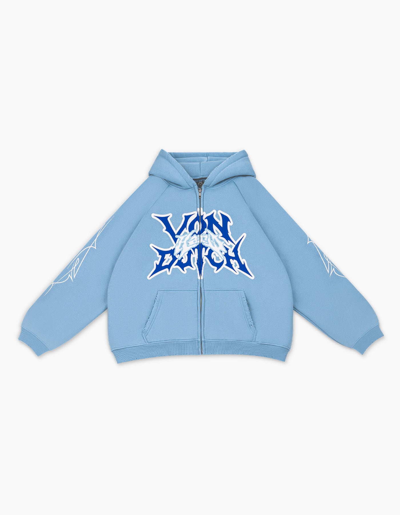 Von Dutch x HARD Summer Blues Distressed Hoodie