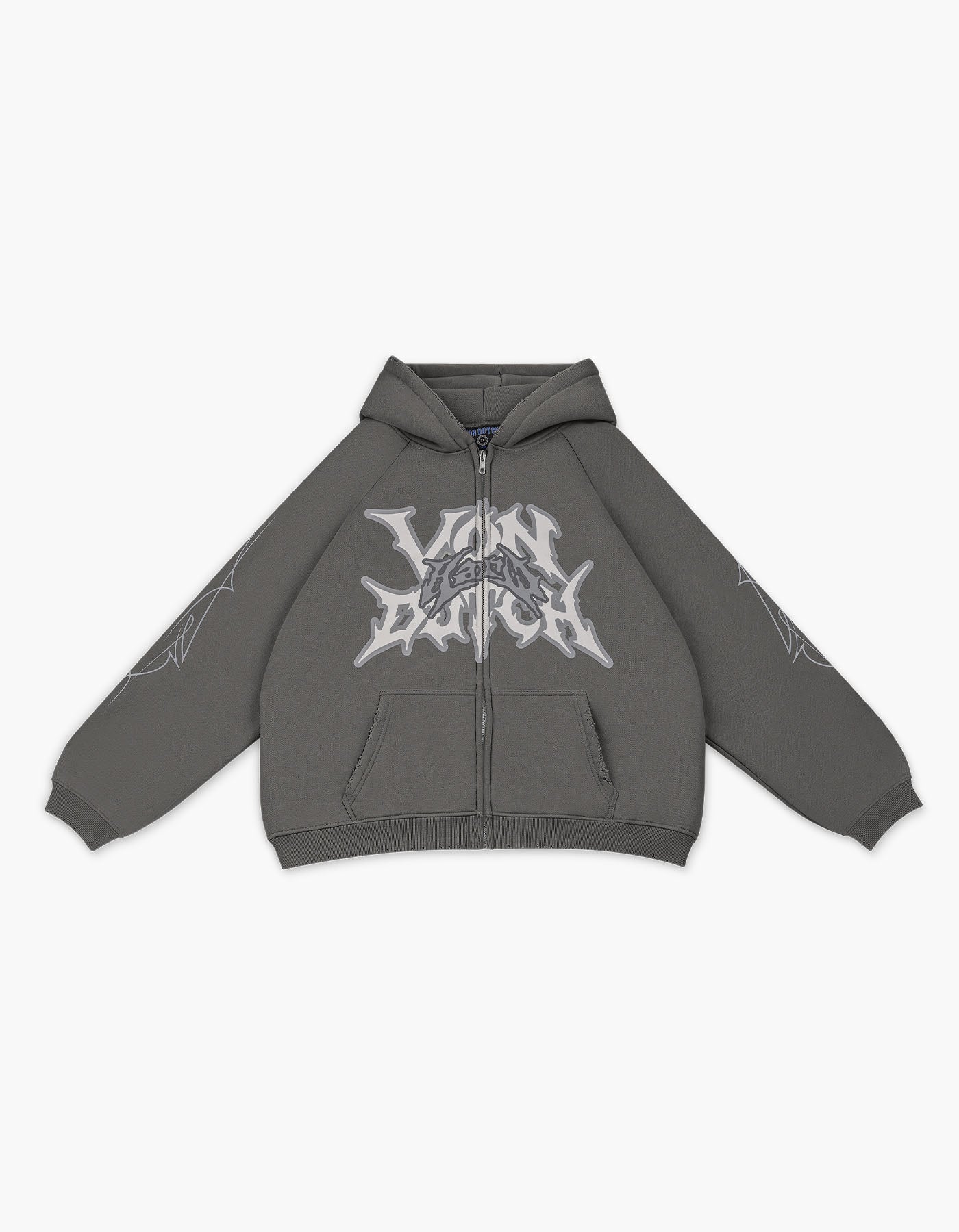 Von Dutch x HARD Summer Blues Distressed Hoodie