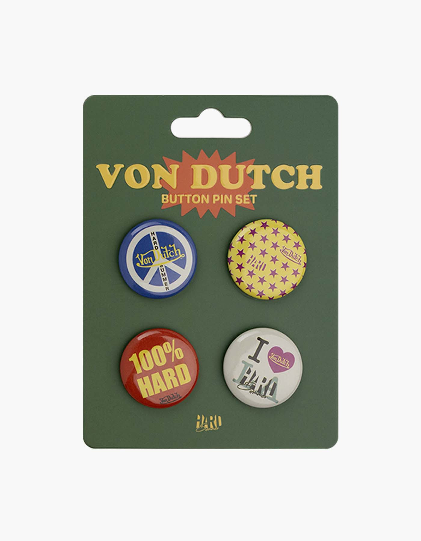 Von Dutch x HARD I Love LA Pin Set