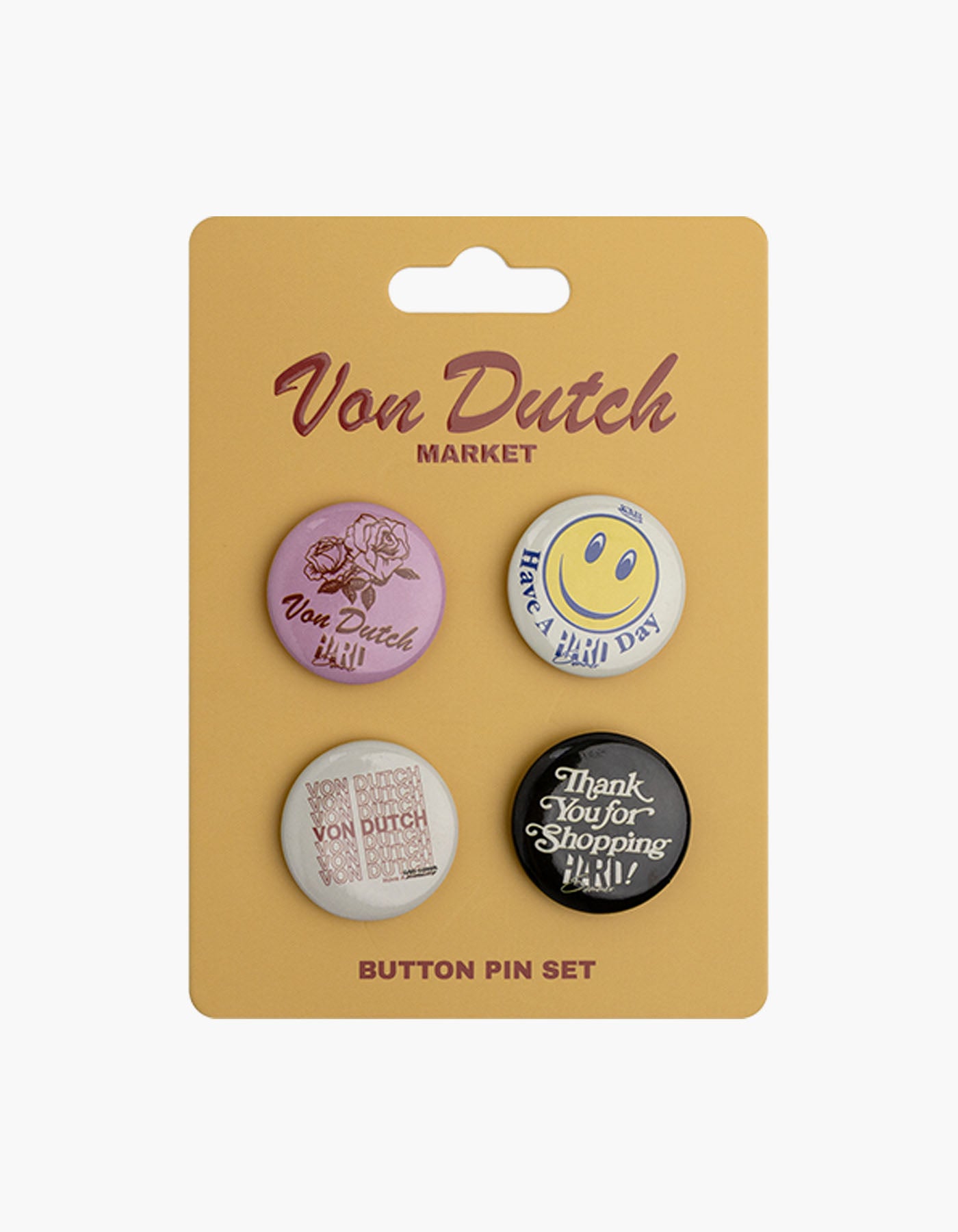 Von Dutch x HARD Market Quality Goods Pin Set