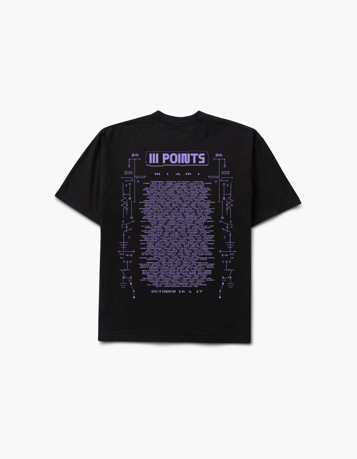 III Points 2026 Frequency Lineup Tee