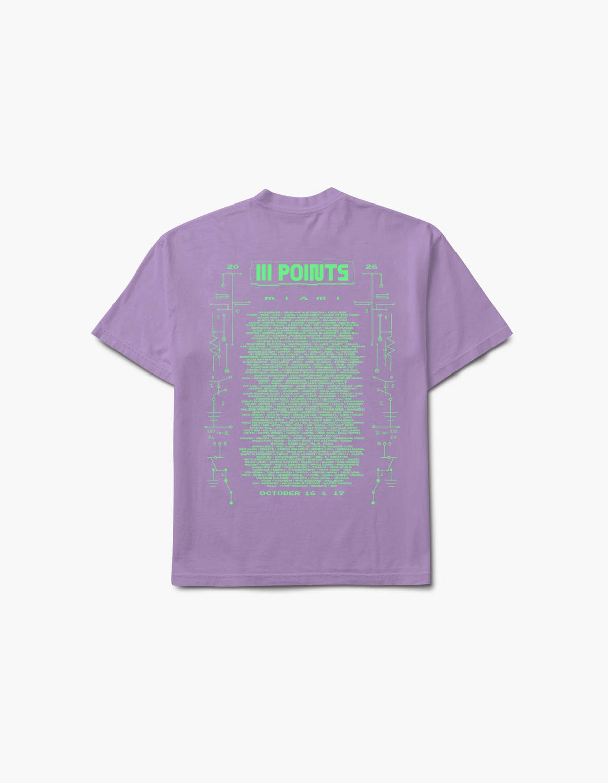 III Points 2026 Frequency Lineup Tee