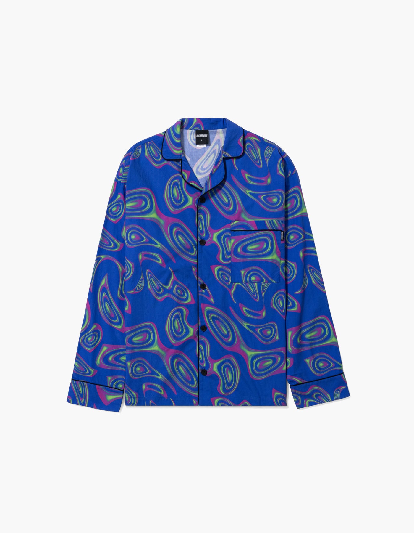 Chrome Warp Eye Pajama Top